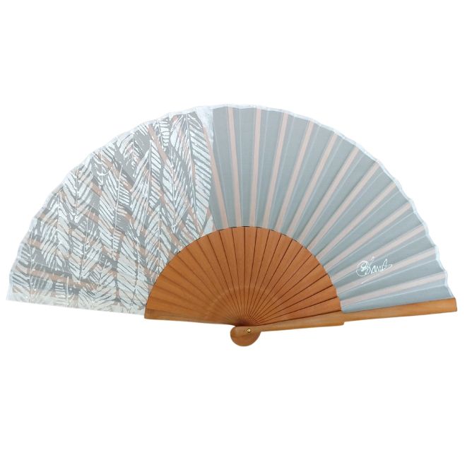 Delicado abanico de seda para bodas, hecho a mano para ceremonias nupciales, accesorio de verano de alta calidad