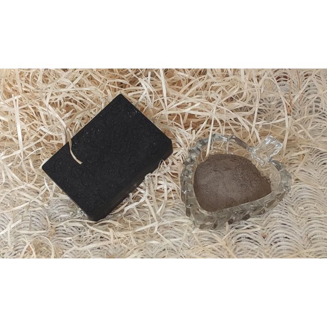 Jabón de Glicerina con Arcilla Negra