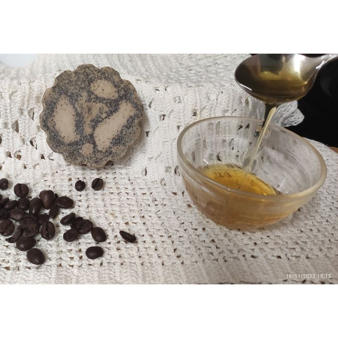 Jabón de Glicerina con Café y Miel