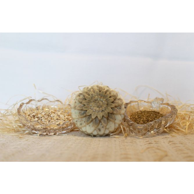 Jabón de Glicerina con Manzanilla y Avena