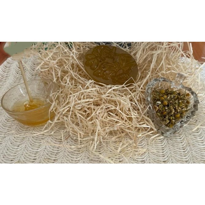 Jabón de Glicerina con Manzanilla y Miel