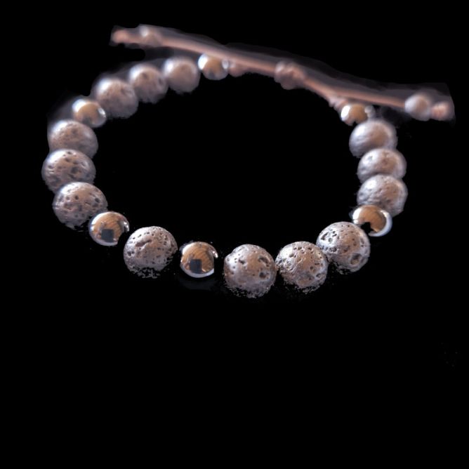 Pulsera Harmony Piedra Lava