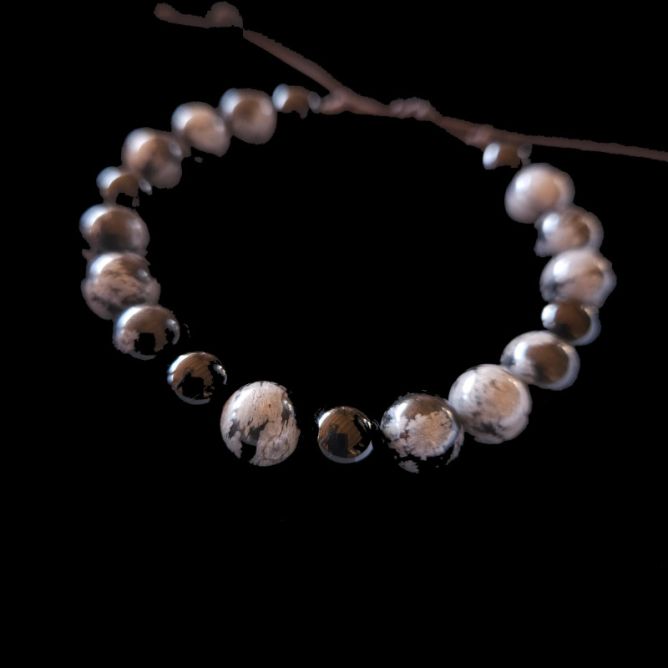 Pulsera Harmony Obsidiana Nevada