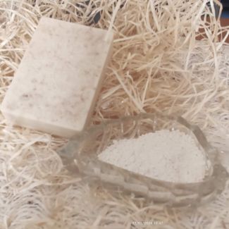 Jabón de Glicerina con Arcilla Blanca