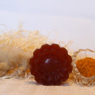 Jabón de Glicerina con Jengibre y Cúrcuma