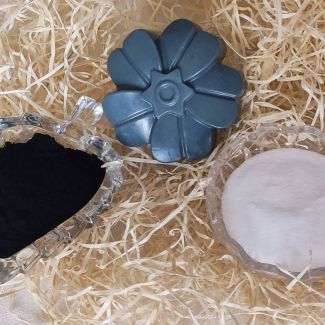 Jabón de Glicerina con Carbón Activado y Bicarbonato