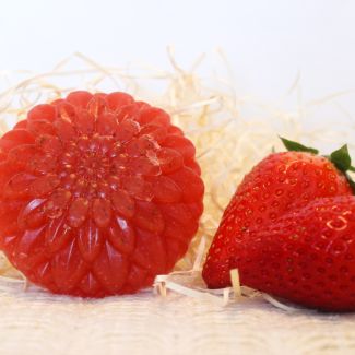 Jabón de Glicerina con Fresa