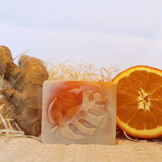 Jabón de Glicerina con Jengibre y Naranja