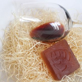 Jabón de Glicerina con Vino Tinto