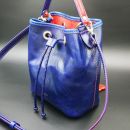 Bolso de piel Bleu Soul