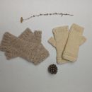 Mitones cortos en lana 100% natural