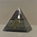 Pirámide Orgonita roja y verde