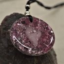 Orgonite pendant pink