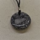 Orgonite pendant grey