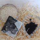 Jabón de Glicerina con Carbón Activado y Arroz