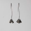 pendientes originales,pendientes de acero,pendientes de muelles,pendientes ligeros,pendientes de color plata,pendientes largos,