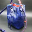 Bolso de piel Bleu Soul