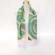 Bufanda de seda satinada verde pintada a mano, chal de moda para mujer, regalo de hija a mamá, 12 x 52 pulgadas 3