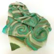 PAÑUELO DE SEDA PARA HOMBRES, pañuelo de seda pintado a mano en verde menta, corbata formal para hombre en verde oliva, regalo de cumpleaños para él, regalo para padre, 52 x 12" 7