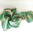 PAÑUELO DE SEDA PARA HOMBRES, pañuelo de seda pintado a mano en verde menta, corbata formal para hombre en verde oliva, regalo de cumpleaños para él, regalo para padre, 52 x 12" 8